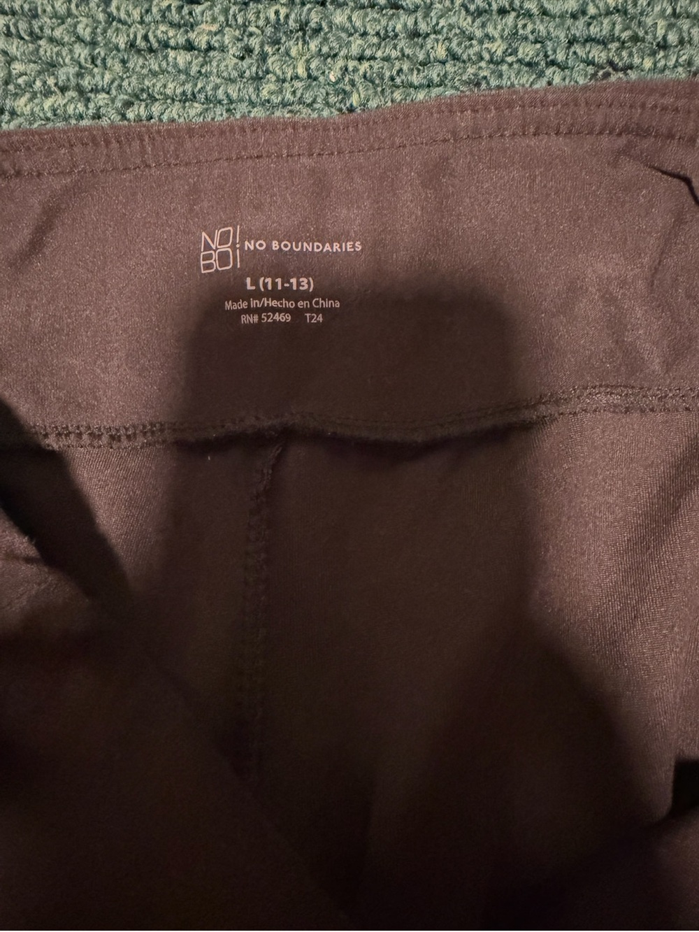 No Boundaries Black Stretch Active Pants - L